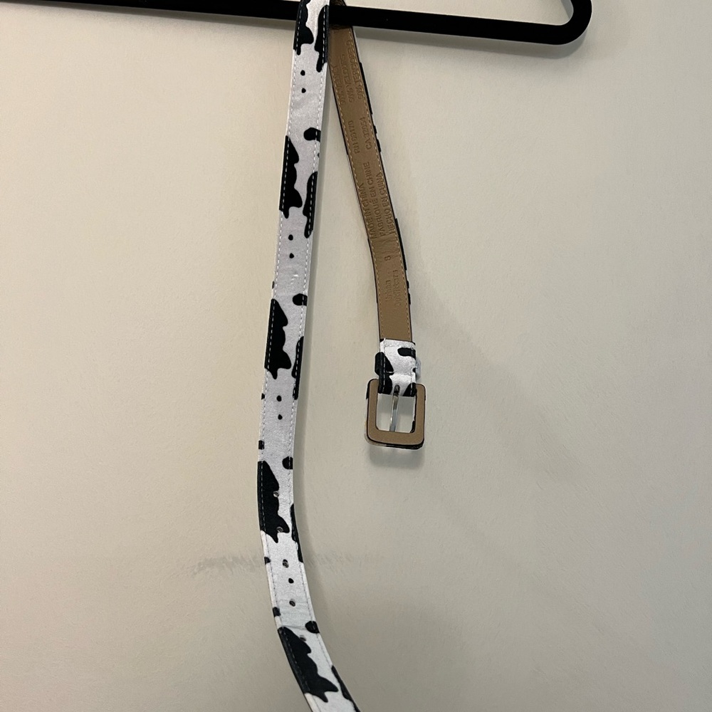 Urban Outfitters cow print belt